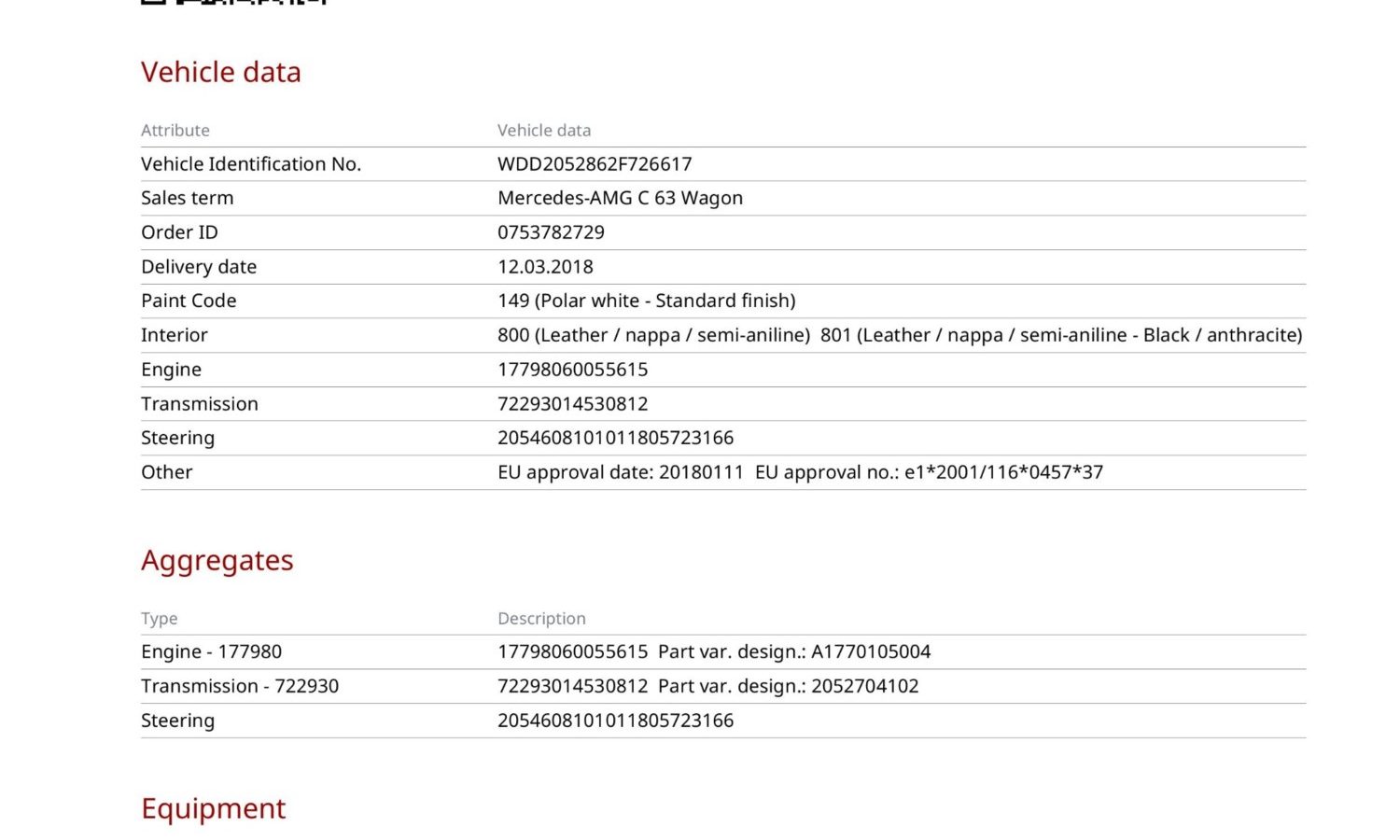 2018 Mercedes-Benz C Class C63 Premium 5dr Auto for sale at Hofmanns